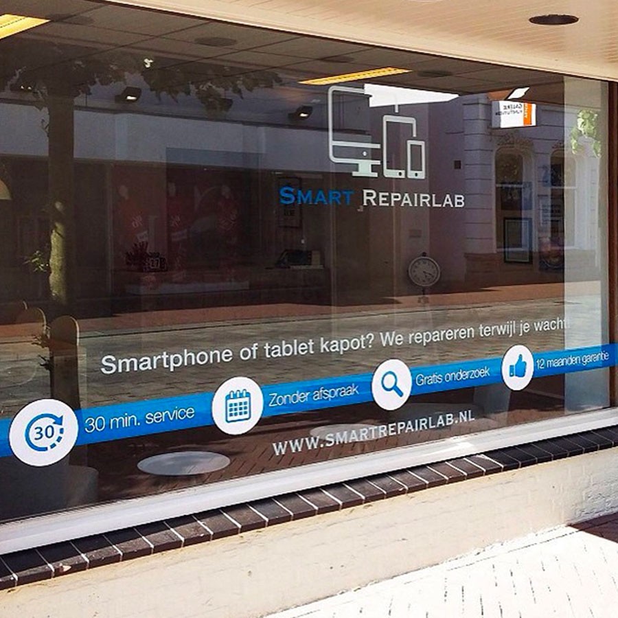 SmartRepairlab raambelettering