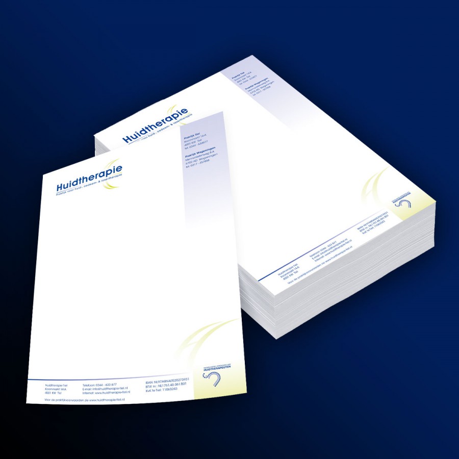 Briefpapier Huidtherapie Tiel