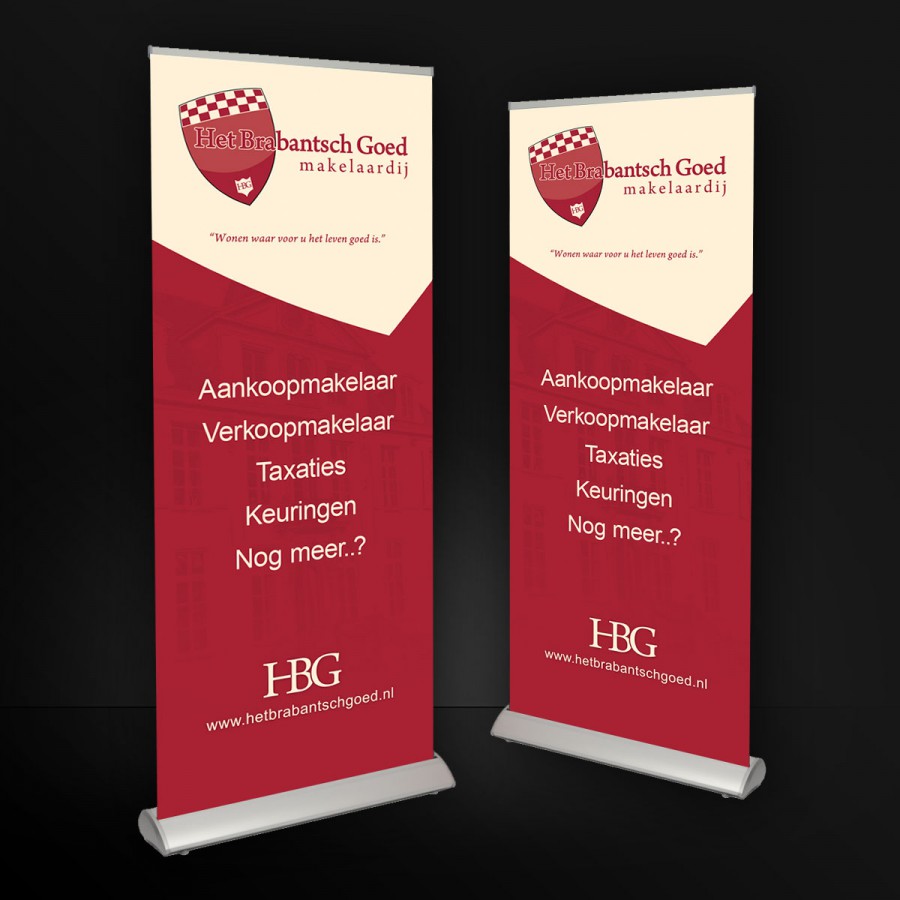 HBG roll-up banner