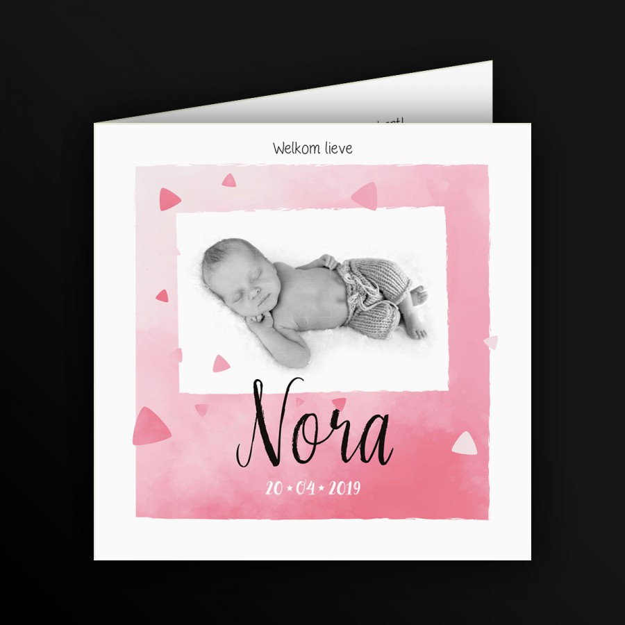 Geboortekaartje Nora