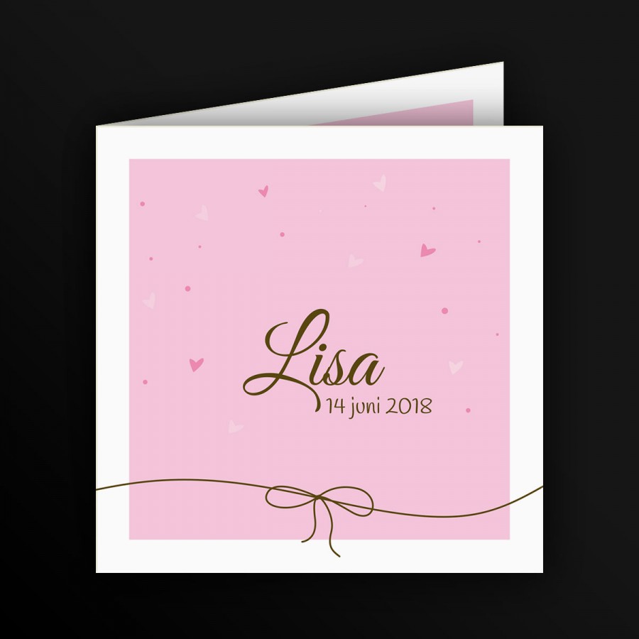 Geboortekaartje Lisa
