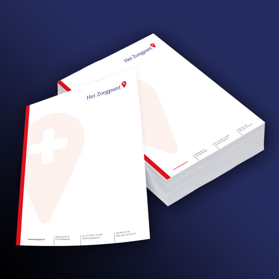 Briefpapier Het Zorgpunt