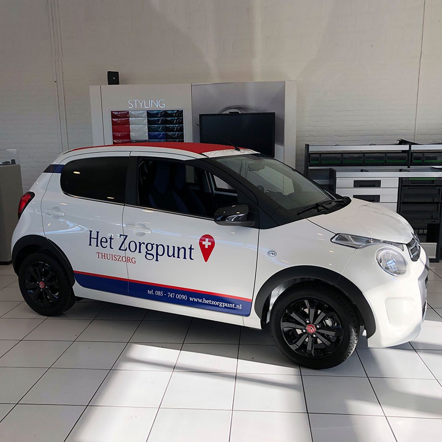Het Zorgpunt autobelettering