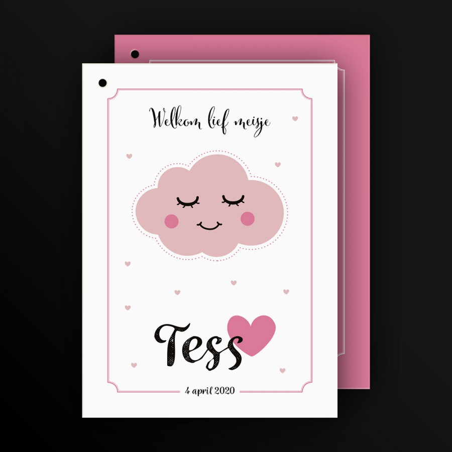 Geboortekaartje Tess