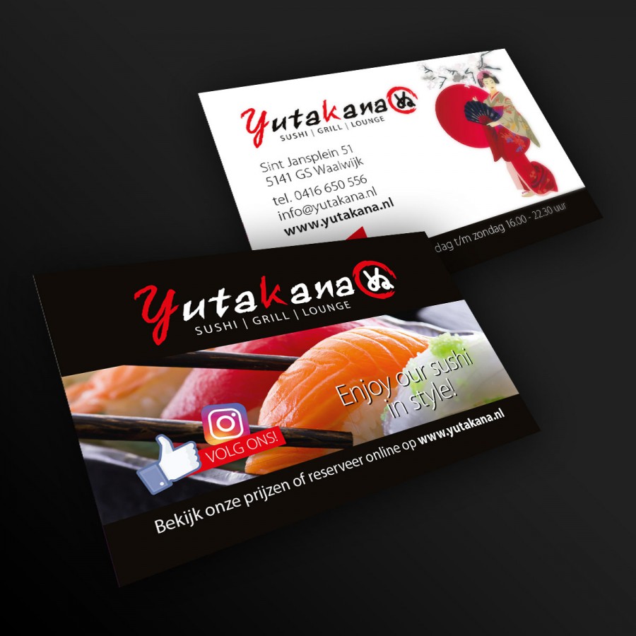 Yutakana visitekaartjes