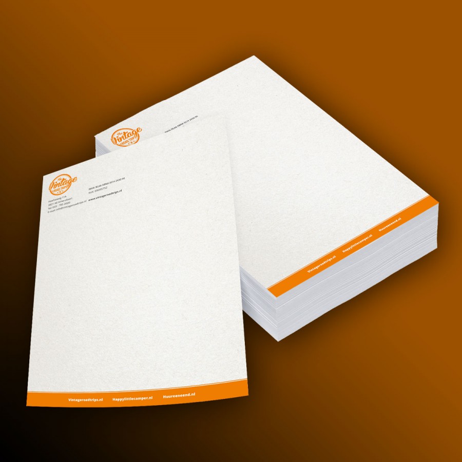 Briefpapier Vintage Road Trips