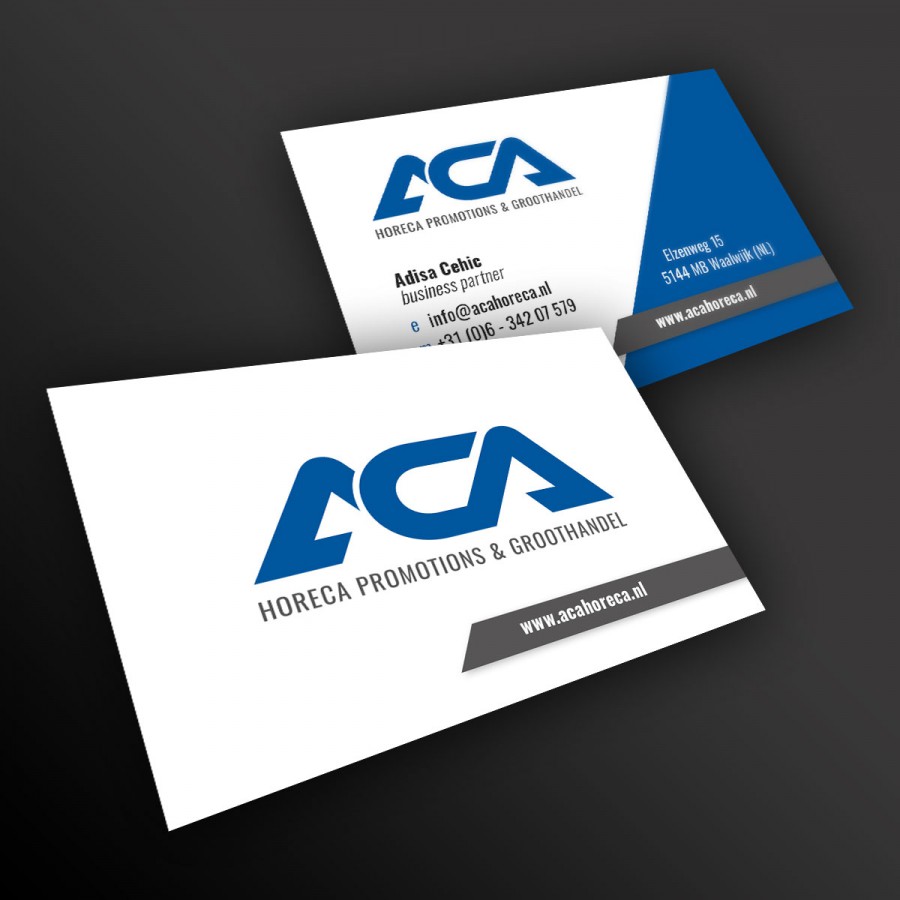 ACA Horeca visitekaartjes
